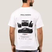 スーパーカー グラフィックプリント Tシャツ (裏面)