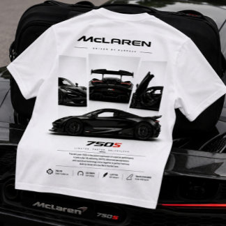 スーパーカー グラフィックプリント Tシャツ