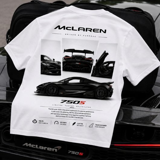スーパーカー グラフィックプリント Tシャツ