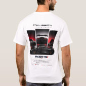 スーパーカー グラフィックTシャツ Tシャツ (裏面)