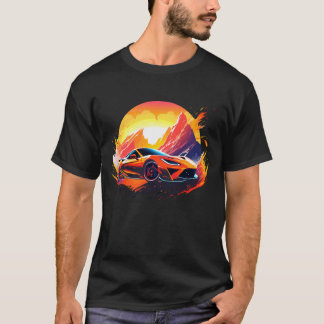 スーパーカー スポーツカー エキゾチック コンセプトアート Tシャツ