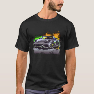 スーパーカー スポーツカー エキゾチック コンセプトアート Tシャツ