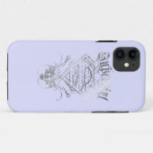 スーパーガファンシーール銀のロゴ Case-Mate iPhoneケース (裏面(横))