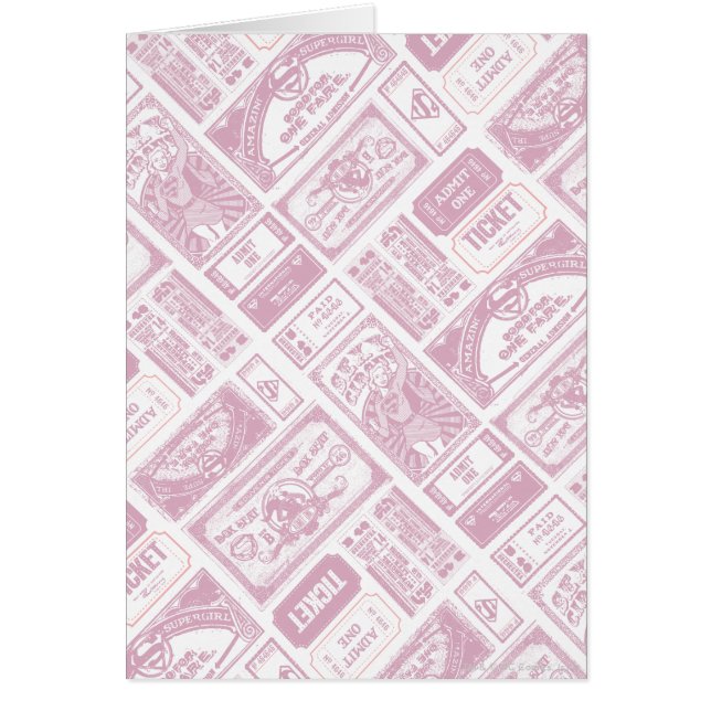 スーパーガールがピンクのワンパターンを認める (正面)