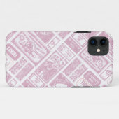 スーパーガールがピンクのワンパターンを認める Case-Mate iPhoneケース (裏面(横))