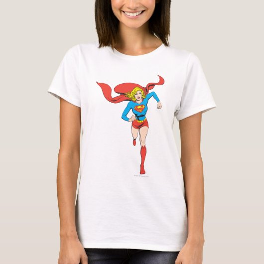 スーパーガールが準備完了 Tシャツ (正面)