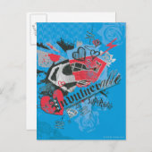 スーパーガールが無敵 ポストカード (正面/裏面)