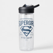 スーパーガールこれまで以上に優れたレトログラフィック ウォーターボトル (左面)
