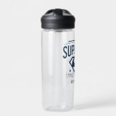 スーパーガールこれまで以上に優れたレトログラフィック ウォーターボトル (正面)