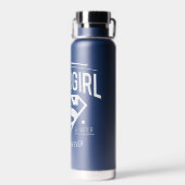 スーパーガールこれまで以上に優れたレトログラフィック ウォーターボトル (背面)