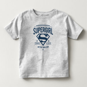 スーパーガールこれまで以上に優れたレトログラフィック トドラーTシャツ