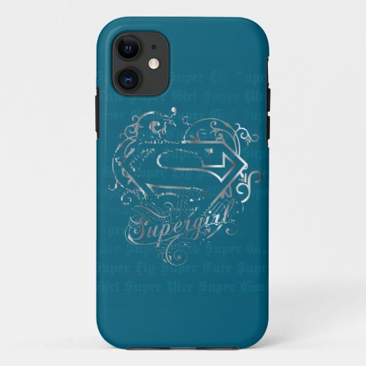 スーパーガールすごいフライすごいキュート Case-Mate iPhoneケース (裏面)