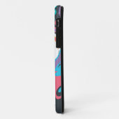 スーパーガールのカラースプラッシュ(渦) 4 Case-Mate iPhoneケース (裏面/左)