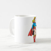 スーパーガールのプロフィール コーヒーマグカップ (正面左)