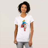 スーパーガールのプロフィール Tシャツ (正面フル)