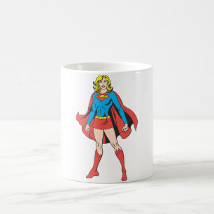 スーパーガールのポーズ コーヒーマグカップ