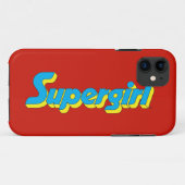 スーパーガールのロゴ Case-Mate iPhoneケース (裏面(横))