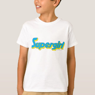 スーパーガールのロゴ Tシャツ