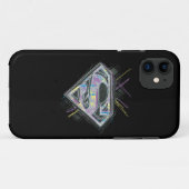 スーパーガールの走り書きロゴ Case-Mate iPhoneケース (裏面(横))