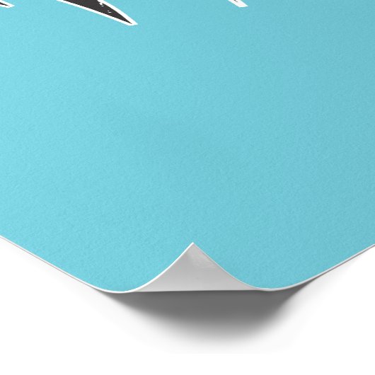 スーパーガールの部族の模様のロゴ ポスター (角)