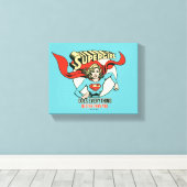 スーパーガールは君よりも何でも上手くやる キャンバスプリント (インサイチュ (ウッドフロア))