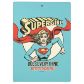 スーパーガールは君よりも何でも上手くやる クリップボード (裏面)