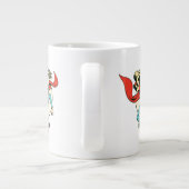 スーパーガールは君よりも何でも上手くやる ジャンボコーヒーマグカップ (裏面)