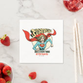 スーパーガールは君よりも何でも上手くやる スタンダードカクテルナプキン (インサイチュ)