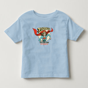 スーパーガールは君よりも何でも上手くやる トドラーTシャツ
