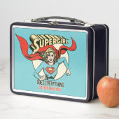 スーパーガールは君よりも何でも上手くやる メタルランチボックス (インサイチュ)