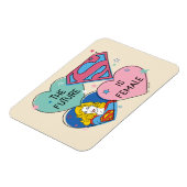 スーパーガールアウトオブザワールドレトログラフィック マグネット (左側)