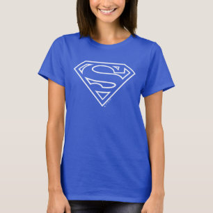 スーパーガールアウトラインSシールド Tシャツ