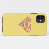 スーパーガールアーガイルロゴ Case-Mate iPhoneケース (裏面(横))