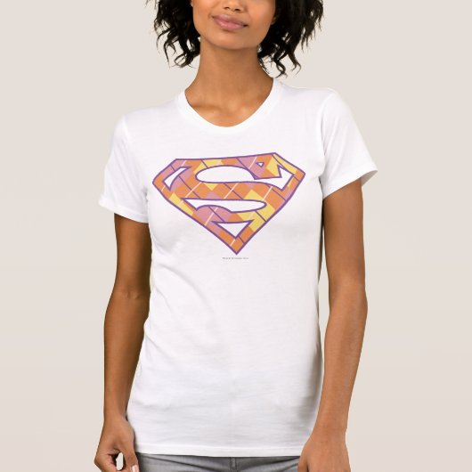 スーパーガールアーガイルロゴ Tシャツ (正面)