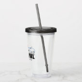 スーパーガールウーマン・オブ・トゥロー アクリルタンブラー (左)