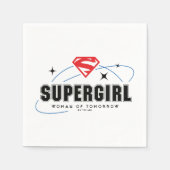 スーパーガールウーマン・オブ・トゥロー スタンダードカクテルナプキン (正面)