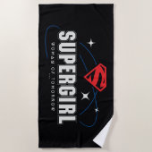 スーパーガールウーマン・オブ・トゥロー ビーチタオル (正面)