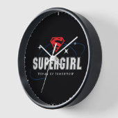スーパーガールウーマン・オブ・トゥロー 壁時計 (傾斜)