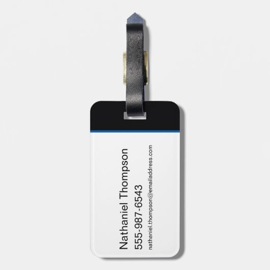 スーパーガールエイジの英雄サークルSシールド ラゲッジタグ (裏面縦)