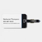 スーパーガールエイジの英雄サークルSシールド ラゲッジタグ (裏面横)