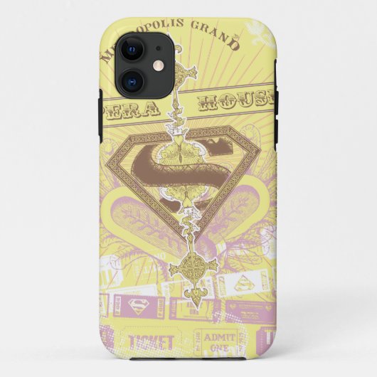 スーパーガールオペラハウスイエロー Case-Mate iPhoneケース (裏面)