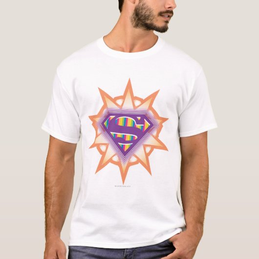 スーパーガールオレンジスターバスト Tシャツ (正面)