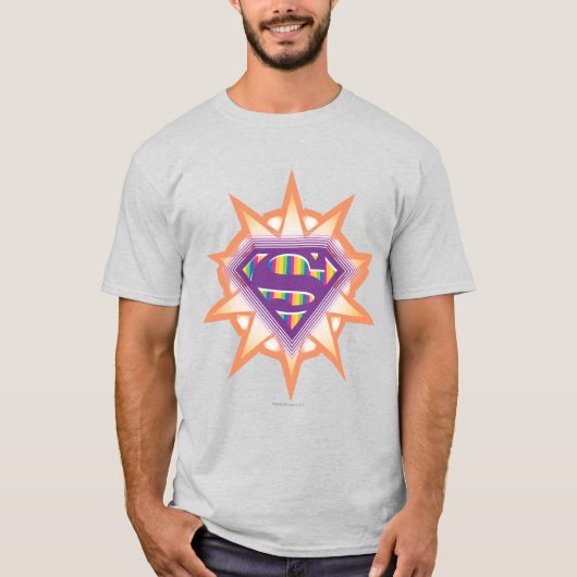 スーパーガールオレンジスターバスト Tシャツ (正面)