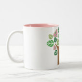 スーパーガールオールナチュラルツリー ツートーンマグカップ (左)