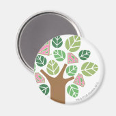 スーパーガールオールナチュラルツリー マグネット (正面/裏面)