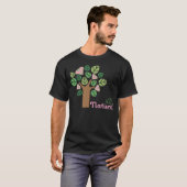 スーパーガールオールナチュラルツリー Tシャツ (正面フル)