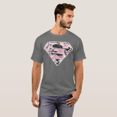 スーパーガールカモフラージロゴ Tシャツ (正面フル)