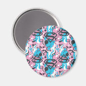 スーパーガールカラスプラッシュスワーズパターン7 マグネット (正面/裏面)