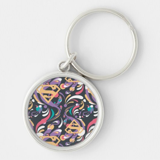 スーパーガールカラスプラッシュスワーズパターン8 キーホルダー (正面)