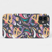 スーパーガールカラスプラッシュスワーズパターン8 Case-Mate iPhoneケース (裏面(横))